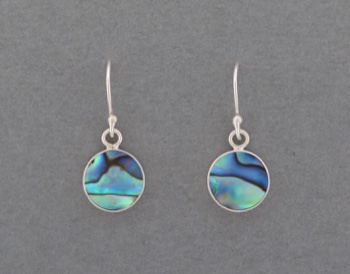 Abalone Round Dangles