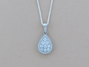 Sparkling Tear Necklace